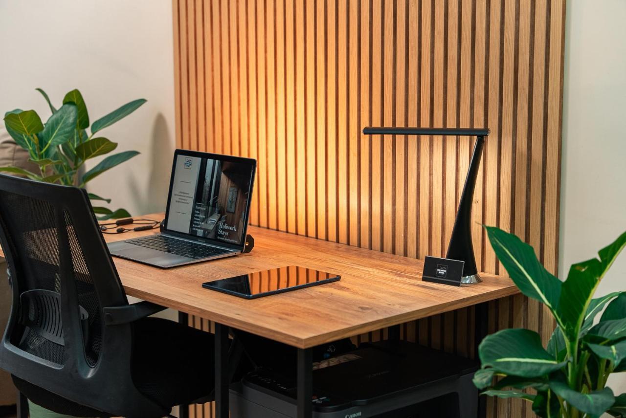 Διαμέρισμα One-bedroom With Free Parking, Free Gym Pass And Office Setup